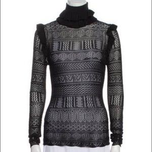 Torn by Ronny Kobo Turtleneck Sweater - Size XS